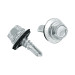 100 pijas #14 x 3/4" hexagonal, punta broca con rondana