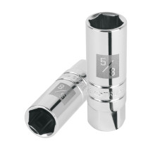 Dado para bujías de 5/8", 6 puntas, cuadro 3/8", TRUPER