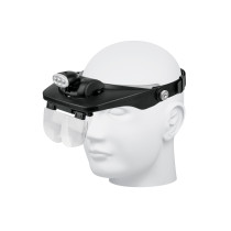 Lupa optovisor de 3 leds, PRETUL
