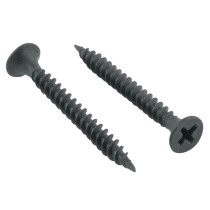 100pijas 6x1-1/4"cabeza plana phillips multiusos cuerda fina