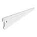 Ménsula plana blanca para cremallera doble, 32cm, FIERO
