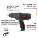 Llave de impacto 1/2" 900W, 320 lb/ft, TRUPER INDUSTRIAL