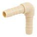 Codo 90° inserción de 3/8" de polipropileno, FOSET