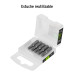 Estuche con 5 puntas torx T27 largo 1", TRUPER EXPERT