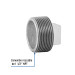 Tapón macho 1-1/2" de acero galvanizado, FOSET