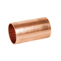 Cople de cobre 3/4", sin ranura, FOSET