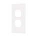 Placa de ABS dúplex, Standard, blanco VOLTECK