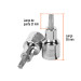 Dado punta torx T-40, cuadro 1/2", TRUPER