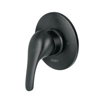 Monomando para regadera, negro, AQUA