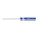 Desarmador de cruz 3/16 x 4" mango de PVC, PRETUL