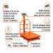 Báscula electrónica de plataforma, plegable, 600 kg, TRUPER