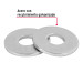 Blíster con 6 arandelas planas de 1/2", FIERO