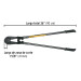 Cortapernos 36", mango tubular, PRETUL