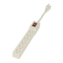 Multicontacto 16 AWG doméstico 6 entradas, VOLTECK