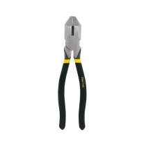 Pinza para electricista 9" uso rudo, mango de PVC, PRETUL