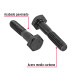 Bolsa con 30 tornillos 1/2" x 2" acero grado 5, FIERO