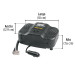 Inflador portátil para auto, 12 V, PRETUL