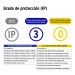 Luminario lineal LED 36W, 6500K, delgado, para gabinete