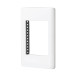 Placa blanca de 1 ventana 3 módulos, línea Lisboa, VOLTECK