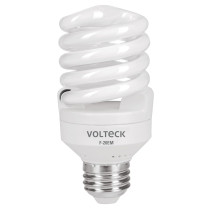 Lámpara espiral mini T2 20 W luz de día en blíster, VOLTECK