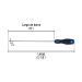 Desarmador de cruz 3/16" x 10" mango Comfort Grip, PRETUL