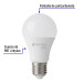 Pack 4 focos LED 10W (75W) A19, 6500K fría, 950 lm, BASIC