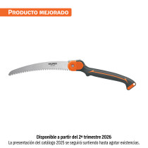 Serrucho plegable 10" hoja curva 5 DPP mango plástico,TRUPER