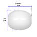 Luminario LED plafón 15W 6500K, con base E26, VOLTECK