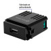 Módulo USB, línea Italiana, color negro, VOLTECK