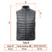 Chaleco de plumas ligero para hombre, gris, G, TRUPER
