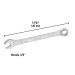 Llave combinada 3/8" x 140 mm de largo, PRETUL
