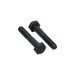 Bolsa con 80 tornillos 1/4" x 1-1/2" acero grado 5, FIERO