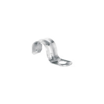Bolsa c/10 abrazaderas tipo uña 1/2" p/tubo pared delgada