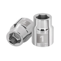 Dado de 1", 6 puntas, cuadro 3/4", TRUPER
