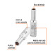Dado largo de 5.5 mm, 6 puntas, cuadro 1/4", TRUPER