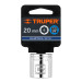 Dado de 20 mm, 6 puntas, cuadro 3/8", TRUPER