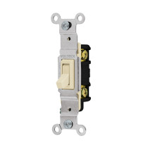 Interruptor vertical de palanca, Standard, marfil, VOLTECK