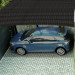 Toldo sombra 80%, monofilamento negro, 3.6m x 5m, FIERO
