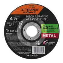 Disco Tipo 27 de 4-1/2" x 6.4 mm desbaste de metal, EXPERT