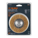 Carda circular 4" alambre fino para taladro, TRUPER