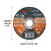 Disco Tipo 42 de 4-1/2" x 3.2 mm para corte de metal, TRUPER