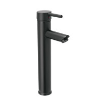 Monomando alto negro para lavabo, FOSET TÚBIG