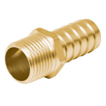 Adaptador macho de latón 1/2" para manguera, FOSET
