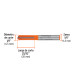 Broca para router, recta 2 filos, 1/4", mediana, TRUPER