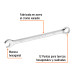 Llave combinada extralarga 9/16" x 220 mm de largo, EXPERT