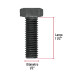Bolsa con 30 tornillos 1/2" x 1-1/2" acero grado 5, FIERO