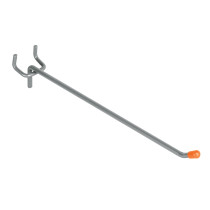 Gancho recto de 8" para perfocel y panel ranurado, TRUPER