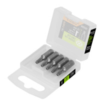 Estuche con 5 puntas torx T20 con seguro largo 1", EXPERT