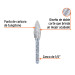 Lima rotativa punta flama, 13 mm, TRUPER