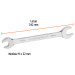 Llave española 19 x 22 x 242 mm de largo, TRUPER EXPERT